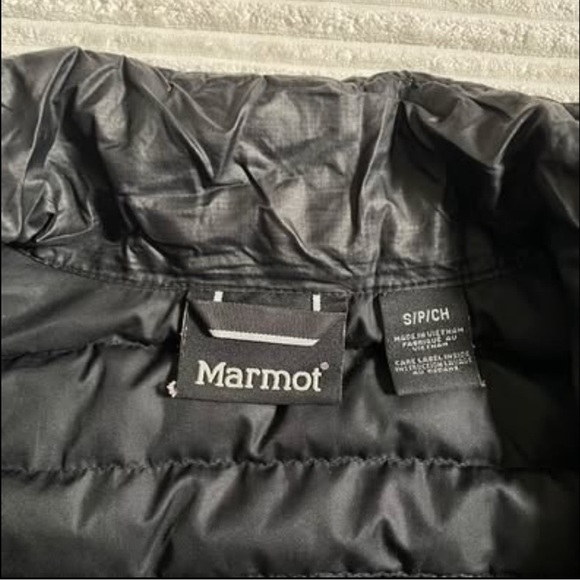 Marmot Black Quilted Puffer Vest Lightweight Insulated - Picture 5 of 9